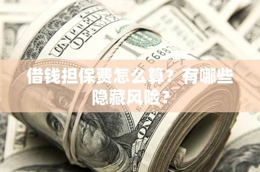 武汉借钱担保费怎么算？有哪些隐藏风险？