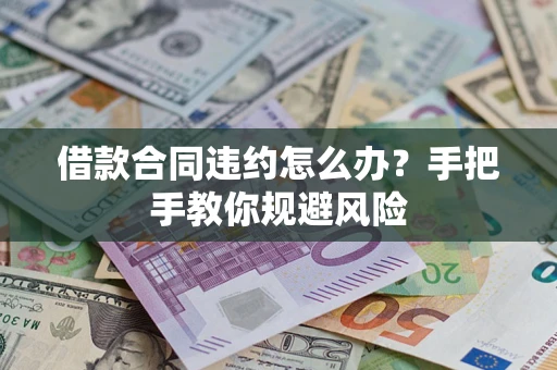 武汉借款合同违约怎么办？手把手教你规避风险