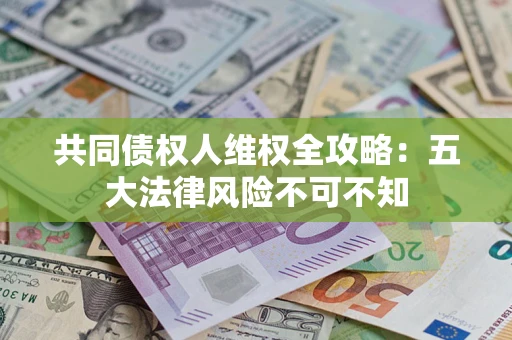 武汉共同债权人维权全攻略：五大法律风险不可不知
