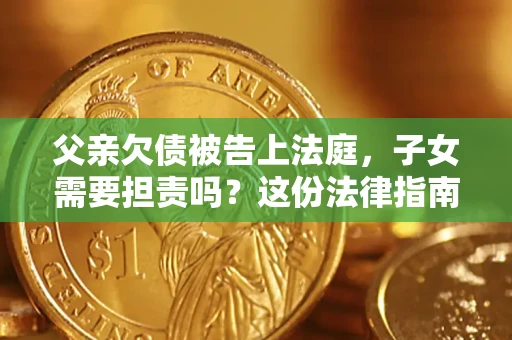 武汉父亲欠债被告上法庭，子女需要担责吗？这份法律指南必须看完
