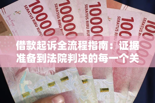 武汉借款起诉全流程指南：证据准备到法院判决的每一个关键步骤