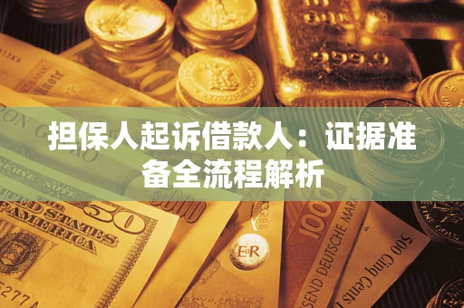 武汉担保人起诉借款人：证据准备全流程解析