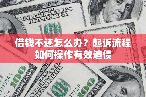 武汉借钱不还怎么办？起诉流程如何操作有效追债