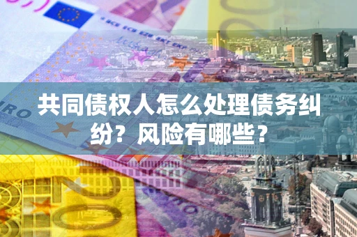 武汉共同债权人怎么处理债务纠纷？风险有哪些？