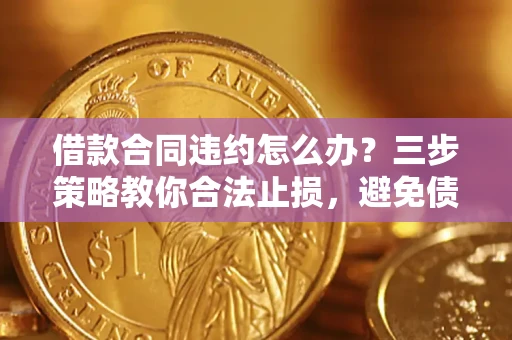 武汉借款合同违约怎么办？三步策略教你合法止损，避免债务危机升级