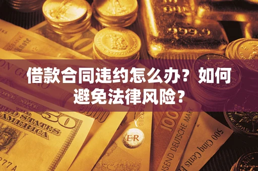 武汉借款合同违约怎么办？如何避免法律风险？