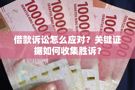 武汉借款诉讼怎么应对？关键证据如何收集胜诉？