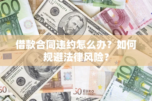 武汉借款合同违约怎么办？如何规避法律风险？