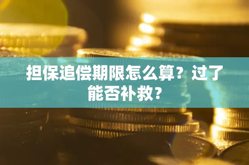 武汉担保追偿期限怎么算？过了能否补救？
