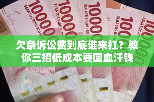 武汉欠条诉讼费到底谁来扛？教你三招低成本要回血汗钱